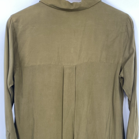 Universal Standard Shirt Dress Womens 3XS 2-4‎ Military OIive Cubro Rubicon - Picture 9 of 13